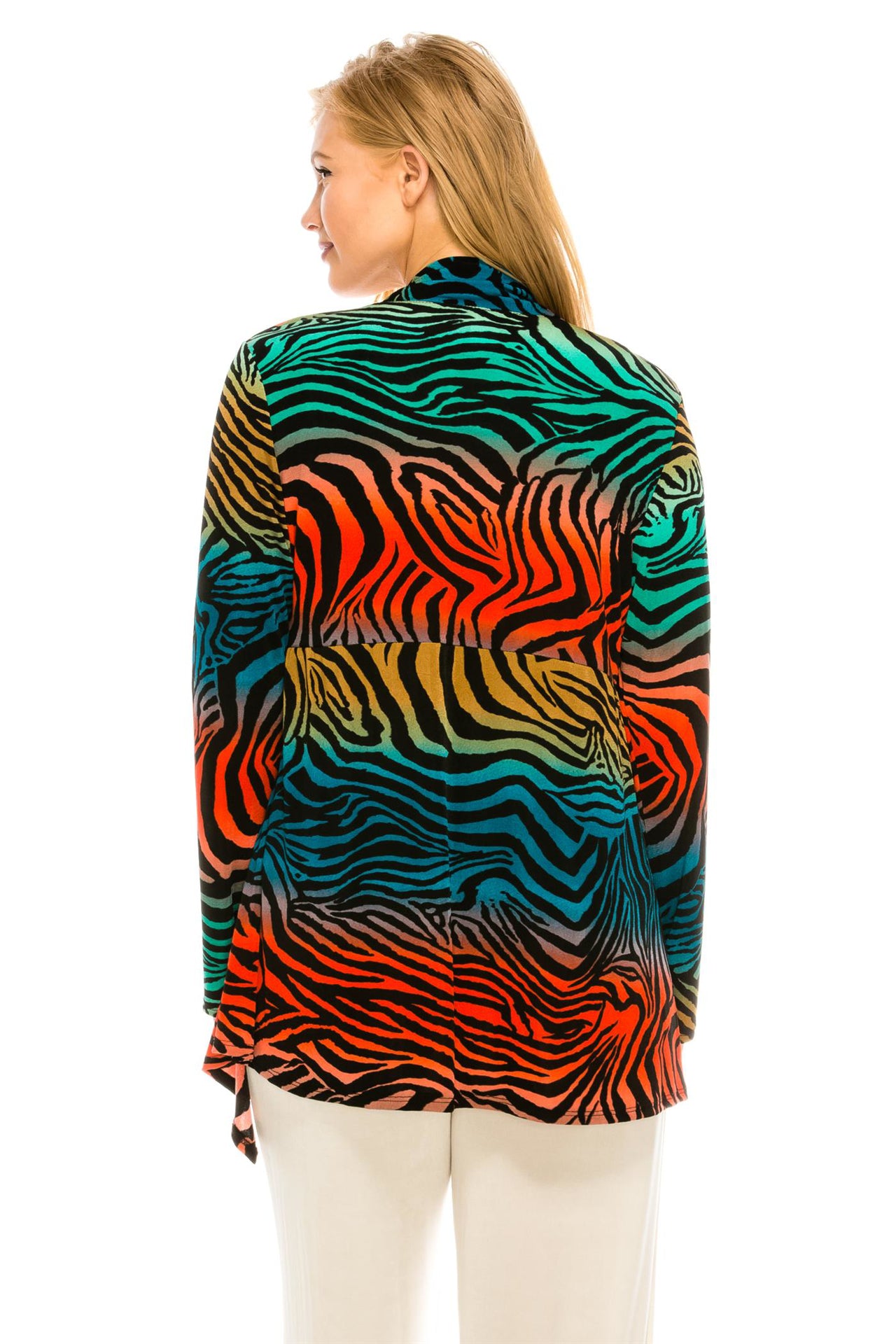 90% polyester / 10% spandex You're not going to get more mileage out of a jacket than this one- so many colors to sync with! Try it with the matching pants 2 styles, one in rust and the other in teal! Made in USA