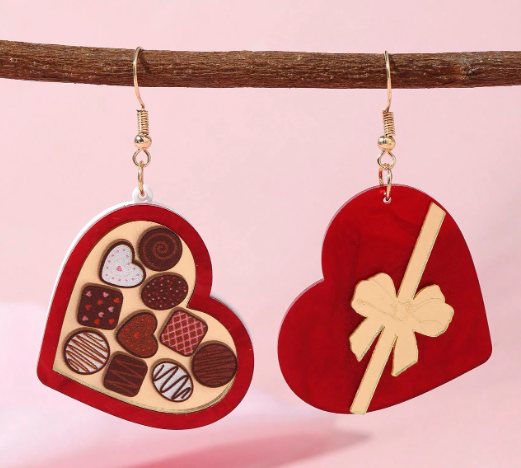 What's Valentine's without candy? Well, earrings don't get any sweeter than this fun pair! 