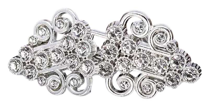 Spruce up your outfit with these fabulously functional clips! Use them to keep your tops, capes, sweaters, cardigans, and more perfectly closed. They're real showstoppers!