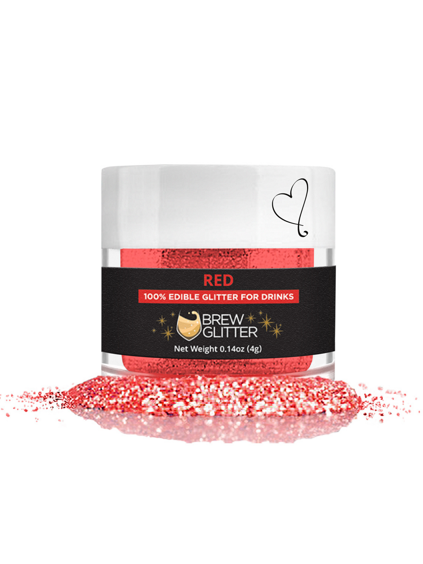 Brew Glitter® is a beautiful shimmery powder that gives liquid a classy pop that shimmers when swirled. Simply add a couple pinches to your favorite beverage, stir, serve and be dazzled! My favorite is a beverage with carbonation because it keeps the swirls dancing!