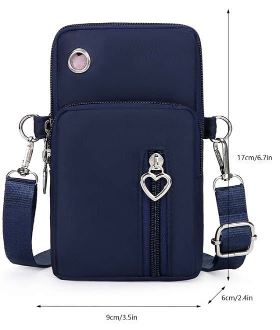 Adjustable Strap Zipped Crossbody