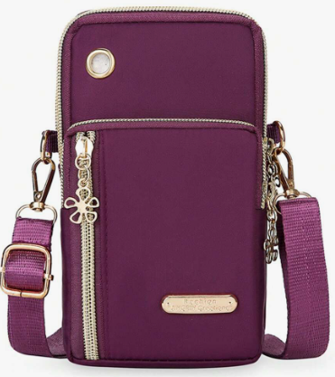 Adjustable Strap Zipped Crossbody