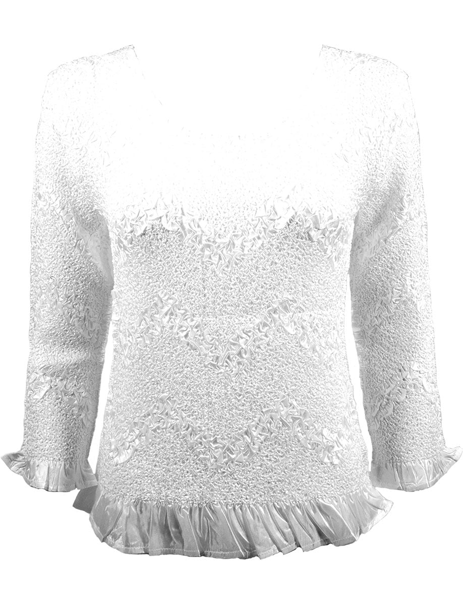 Surf Crush Top With 3/4 Length Sleeves