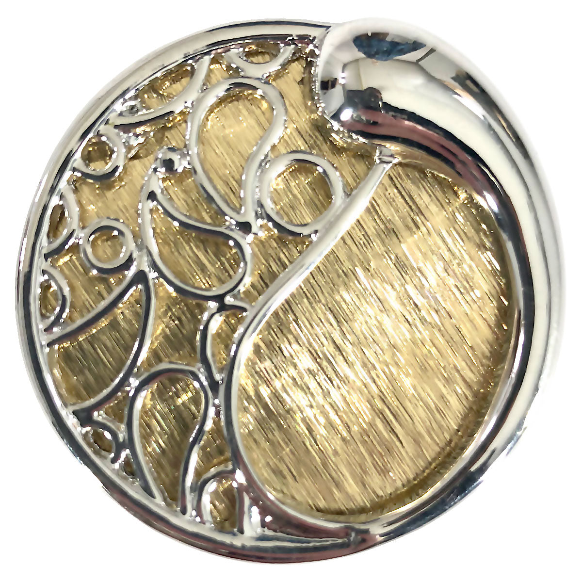 Use your imagination! These brooches add a nice embellishment to sweaters and blouses but can also be used to customize scarves, hats, and purses. There will be no pinhole damages with these lovely brooches because they stay in place with an extremely powerful magnet. Sizes range from 1.25" x 1.25" to 2" x 2"
Pair it with a magnetic pendant necklace for another option!