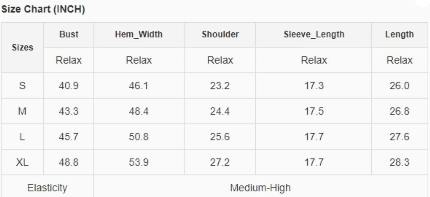 Size Guide
