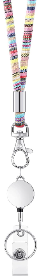 These boho style lanyards are made of polyester, tenacious, not easy to tear; The badge reels are made of zinc alloy, strong and stable; Keys and ID cards can be hung by the lanyards or the badge reels, so you don't have to worry about losing your belongings Appropriate dimensions: each key chain lanyard is approximately 13.8 inches in length.