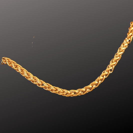 16" Gold Stainless Steel Necklace