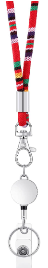 These boho style lanyards are made of polyester, tenacious, not easy to tear; The badge reels are made of zinc alloy, strong and stable; Keys and ID cards can be hung by the lanyards or the badge reels, so you don't have to worry about losing your belongings Appropriate dimensions: each key chain lanyard is approximately 13.8 inches in length.