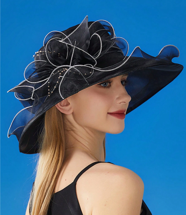 <span style="font-size: 0.875rem;">Nothing makes your event authentic than this</span> gorgeous wide brim hats with decorative ruffled edges. Yes- you need one!