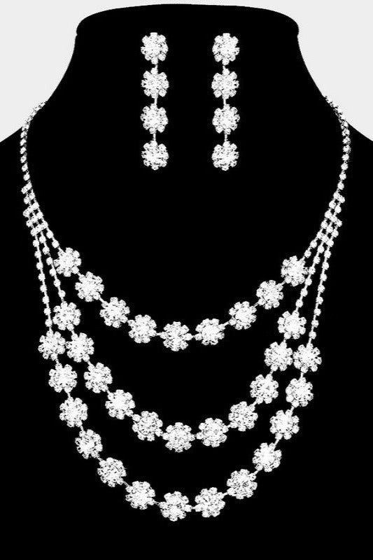 Snowflake Necklace Set