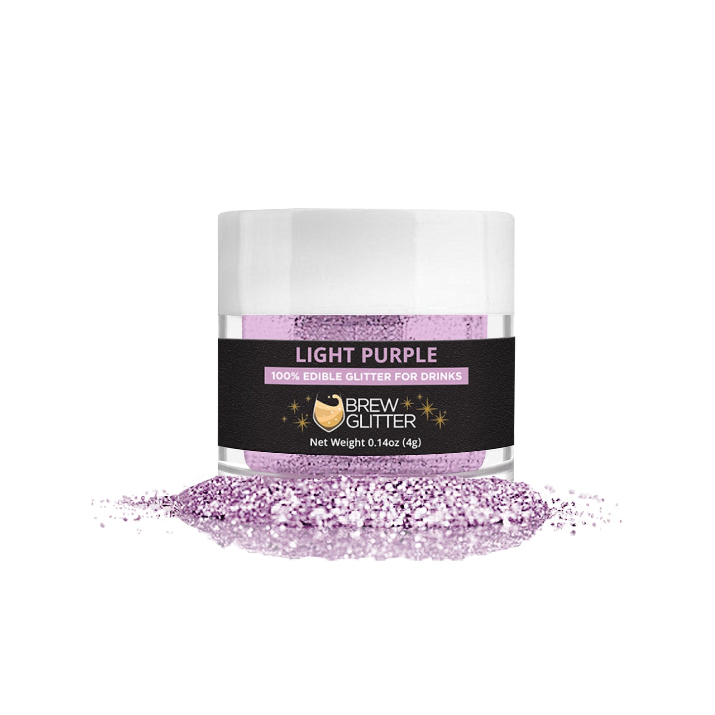 Brew Glitter® is a beautiful shimmery powder that gives liquid a classy pop that shimmers when swirled. Simply add a couple pinches to your favorite beverage, stir, serve and be dazzled! My favorite is a beverage with carbonation because it keeps the swirls dancing!