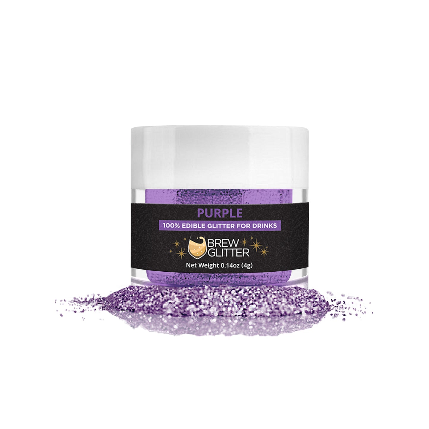 Brew Glitter® is a beautiful shimmery powder that gives liquid a classy pop that shimmers when swirled. Simply add a couple pinches to your favorite beverage, stir, serve and be dazzled! My favorite is a beverage with carbonation because it keeps the swirls dancing!