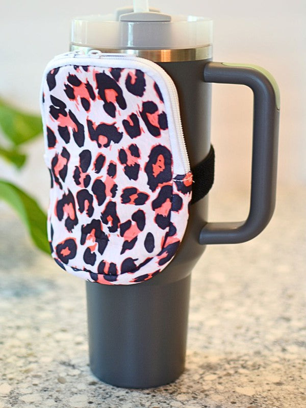 FREE A HAND! Just strap this bad boy on your travel mug it's big enough for your phone+ more!  Yes- the gift for that person who has everything!