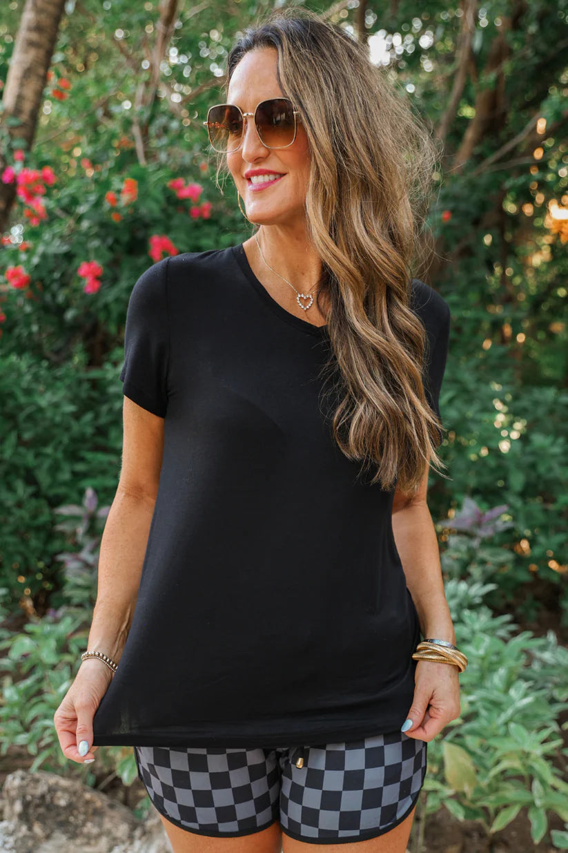 V-Neck Basic Tee