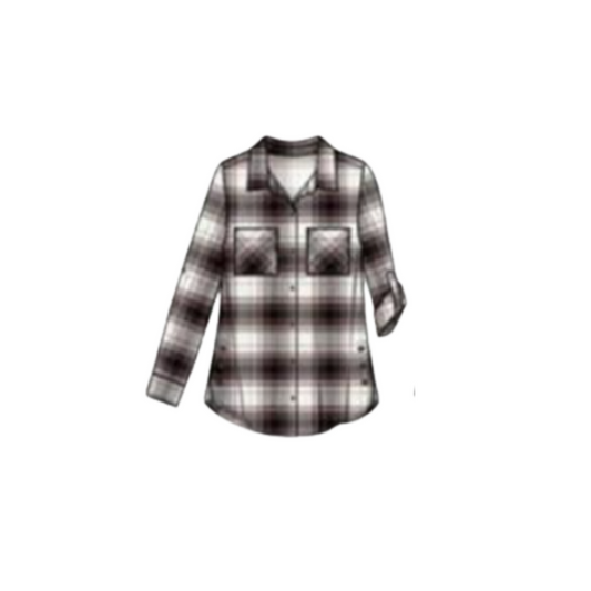 Slip into seasonal chic with this super soft and flowy Buffalo Plaid top. A serious feature making this a unique top are the lower hem side vents with 3 buttons! You'd be a 'plaid' fool to miss out!

Size Guide: S - 6/8; M - 10-12; L - 14-16; XL - 16-18


Machine Washable&nbsp;