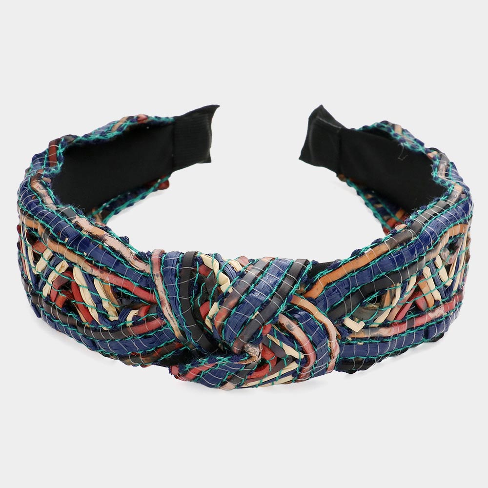 Colorful Cord Knot Burnout Headband