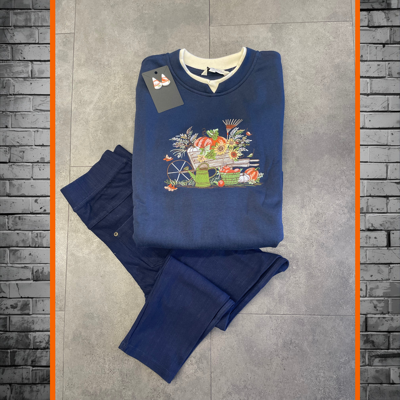 Garden Cart Harvest Sweatshirt