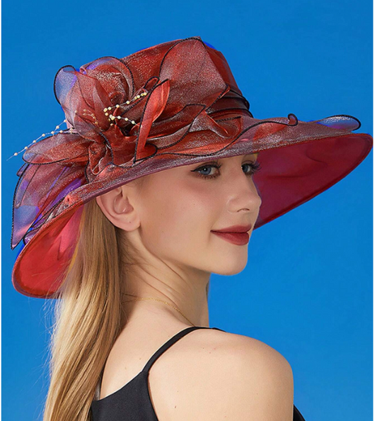 <span style="font-size: 0.875rem;">Nothing makes your event authentic than this</span> gorgeous wide brim hats with decorative&nbsp; ruffled edges. Yes- you need one!