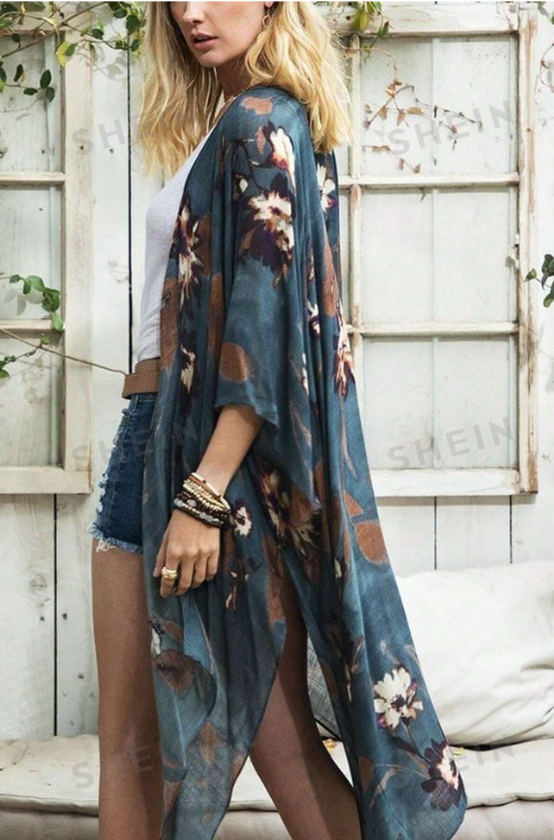 <p>100% viscose</p> <p>Elevate your outfit game with these stunningly vibrant floral print kimonos. Perfect as a cover up or cardigan, they'll add a playful pop of color to any look!</p> <p>Hand Wash</p>